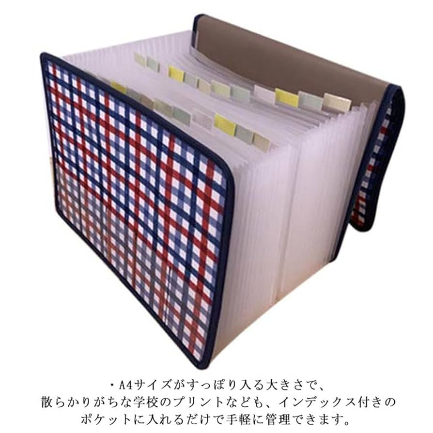 Amazon.co.jp: 書類収納 ファイル ジャバラファイル 書類ケース